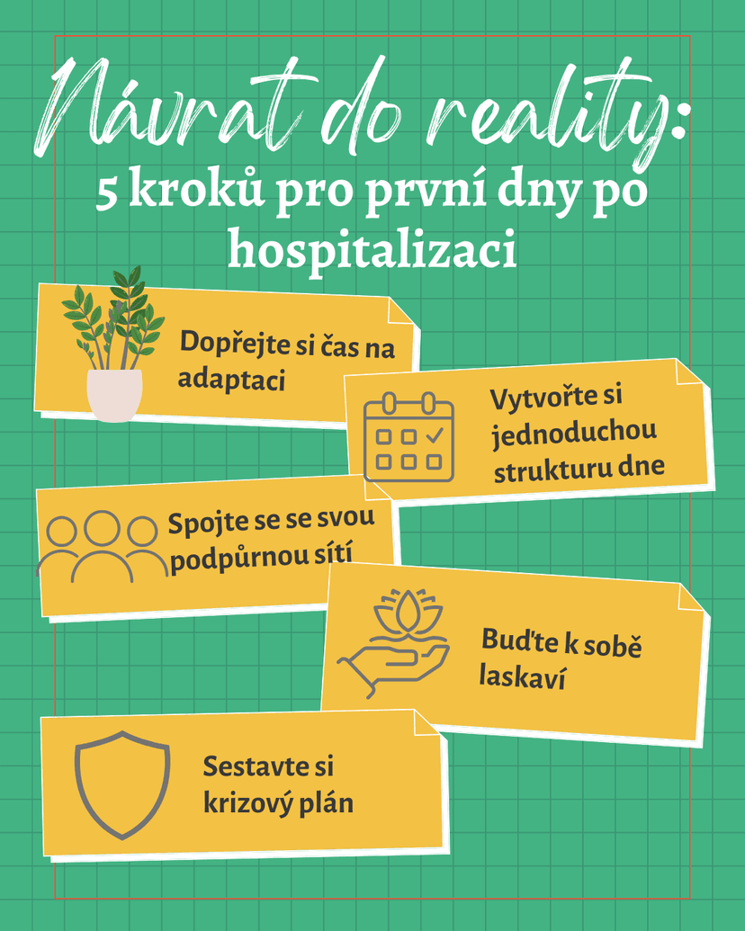 Návrat do reality: 5 kroků pro první dny po hospitalizaci